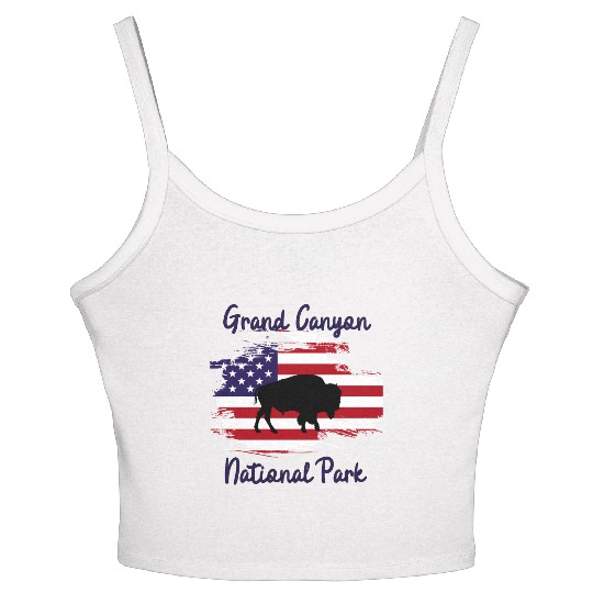 grand canyon national park buffalo Women's Spaghetti Strap Tank Top gifts