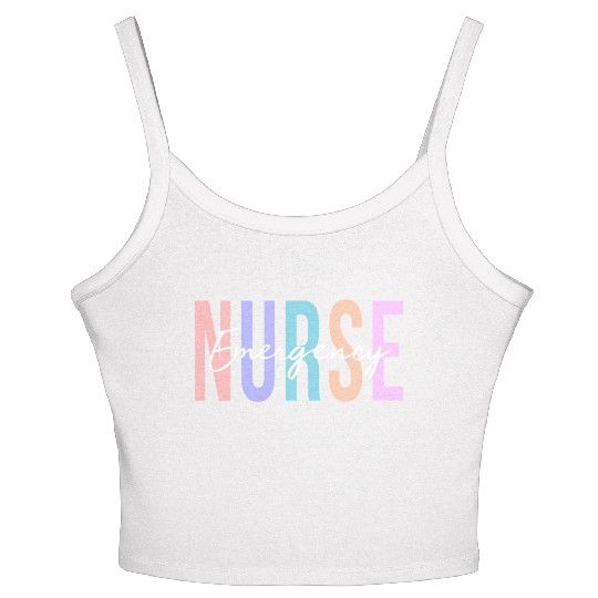 Er Nurse Emergency Room Nurse Registered Nurse Women's Spaghetti Strap Tank Top