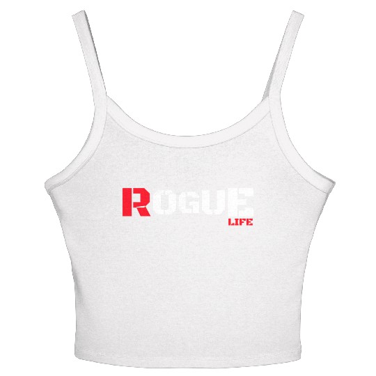 Armed Forces Rogue Warrior Bad Gaming Military Tou Women's Spaghetti Strap Tank Top