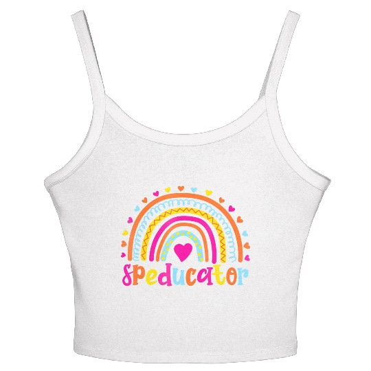 Speducator Special Education Teacher Sped Ed Women's Spaghetti Strap Tank Top