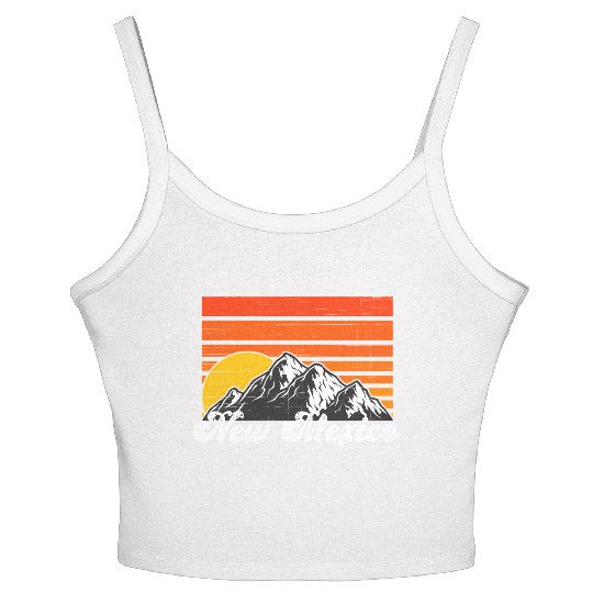 New Mexico Mountains Hiking Love New Mexico Women's Spaghetti Strap Tank Top