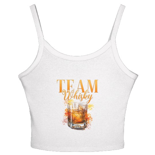 Team Whisky Stag Party Women Bartender Women's Spaghetti Strap Tank Top