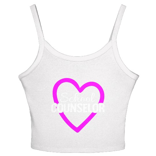 Proud School Counselor Cool Teacher Women's Spaghetti Strap Tank Top