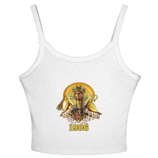 1906 Sphinx Alpha Ace Fraternity Pharoah Women's Spaghetti Strap Tank Top