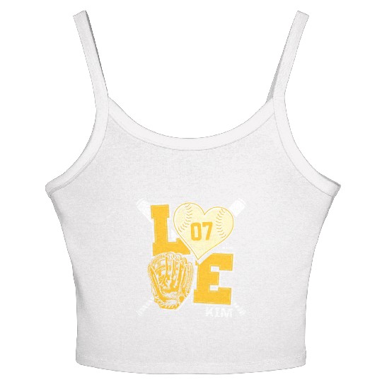 Ha Seong Kim Is Love San Diego Baseball Player Women's Spaghetti Strap Tank Top