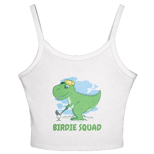 Golf T Rex Squad Women's Spaghetti Strap Tank Top