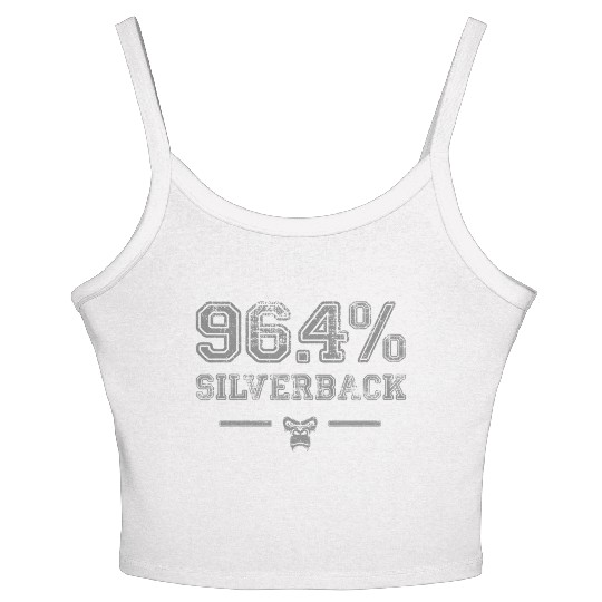 964 Silverback Gorilla Gym Body Building Gym Women's Spaghetti Strap Tank Top