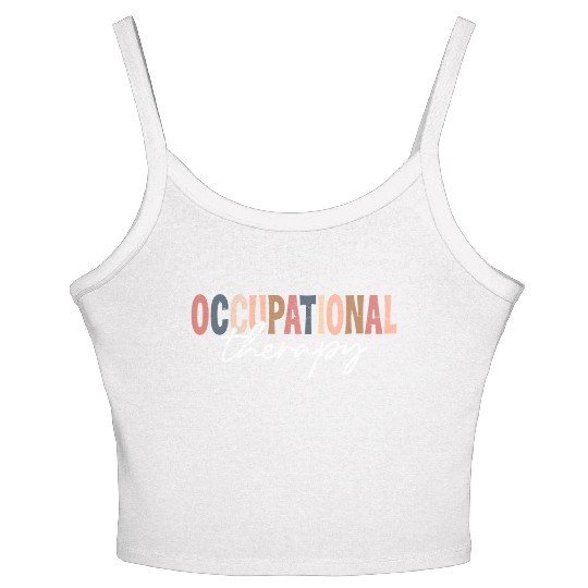 Vintage Ot Occupational Therapy Therapist Ot Month Women's Spaghetti Strap Tank Top