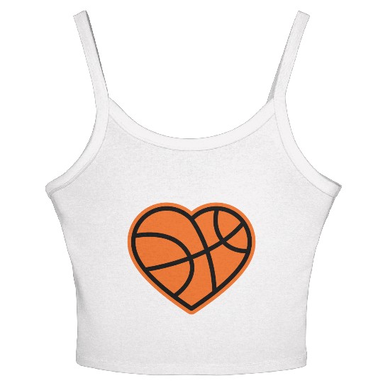 I love Basketball Players Women's Spaghetti Strap Tank Top