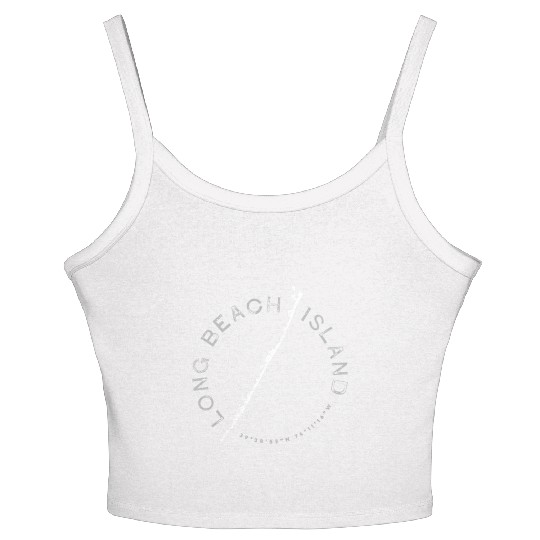 Long Beach Island Lbi Women's Spaghetti Strap Tank Top