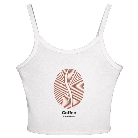 Coffee Biometric Women's Spaghetti Strap Tank Top
