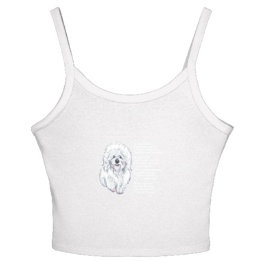 Bichon Frise Women's Spaghetti Strap Tank Top