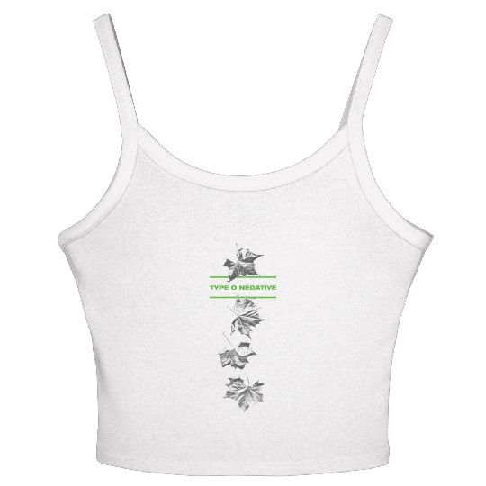 Type O Negative Leaves Double Sided Black Women's Spaghetti Strap Tank Top