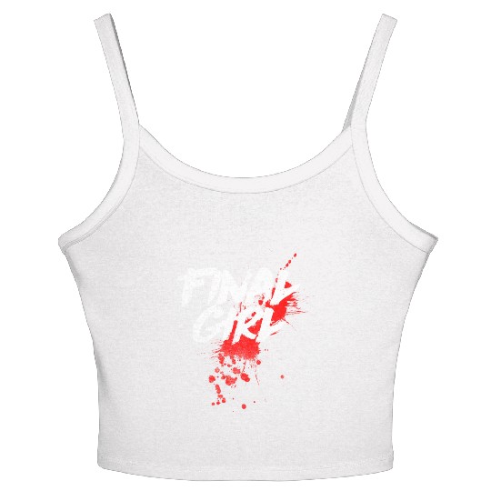 Final Horror Movie Slasher Film Women's Spaghetti Strap Tank Top