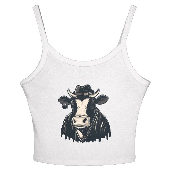 CowGirl Cowboy Party Stag Wild Women's Spaghetti Strap Tank Top