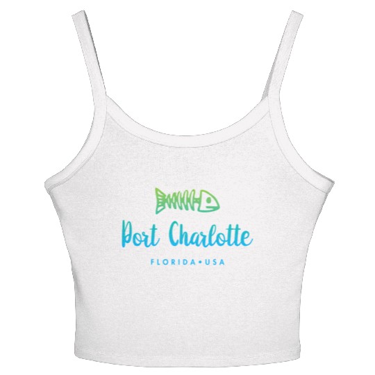 Port Charlotte Florida Women's Spaghetti Strap Tank Top