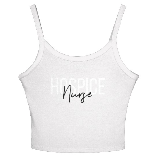 Hospice Nurse Registered Nurse Rn Emergency Room N Women's Spaghetti Strap Tank Top