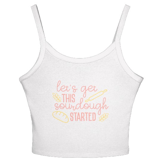 Sourdough Bread Baking Women's Spaghetti Strap Tank Top