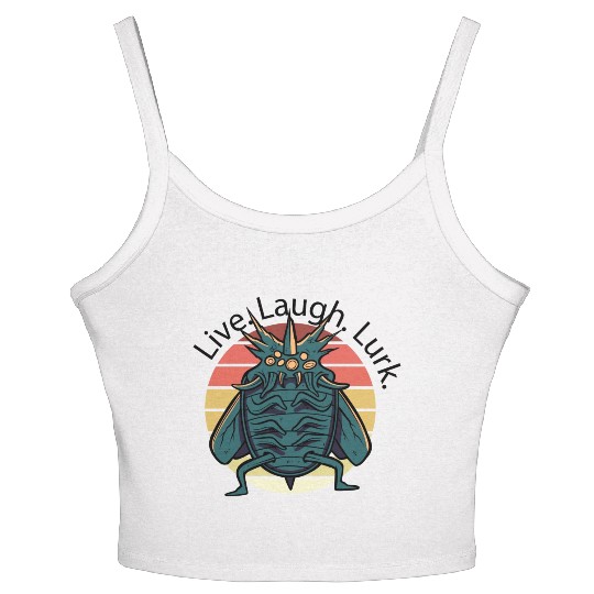 Live Laugh Lurk Women's Spaghetti Strap Tank Top