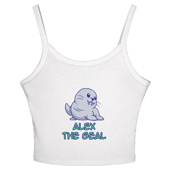 Alex The Seal Women's Spaghetti Strap Tank Top