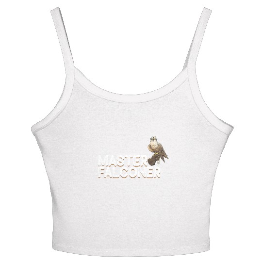 Falconry Bird Falcon Hunting Falconer Women's Spaghetti Strap Tank Top