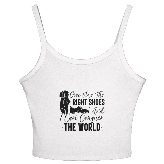 Tap Dancer Tap Dancing Shoes Tap Dance Teacher Women's Spaghetti Strap Tank Top