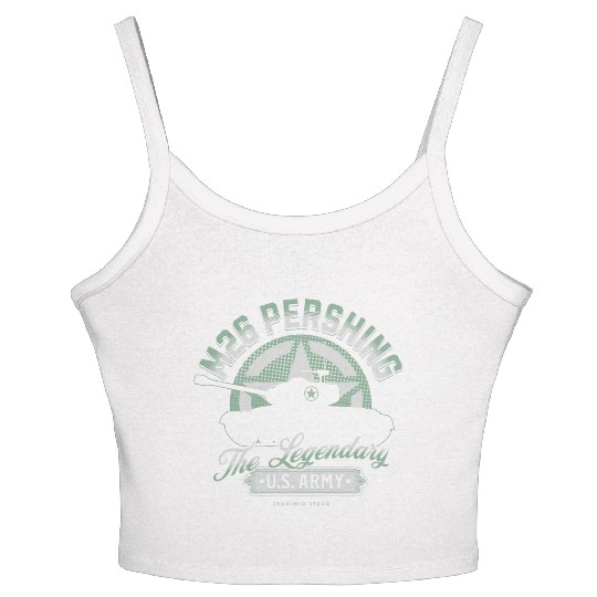 M26 Pershing | World War 2 Tank Women's Spaghetti Strap Tank Top