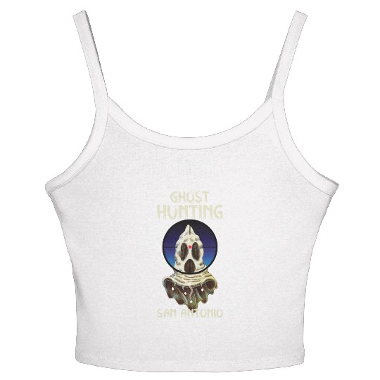 Paranormal Investigator San Antonio Hunter Ghost Women's Spaghetti Strap Tank Top