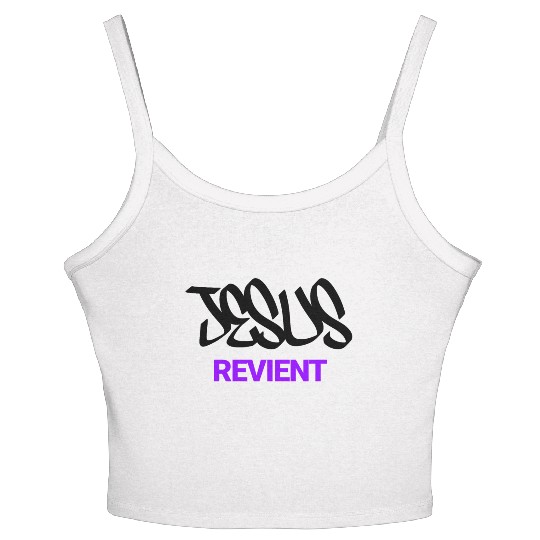 JESUS is coming back Women's Spaghetti Strap Tank Top