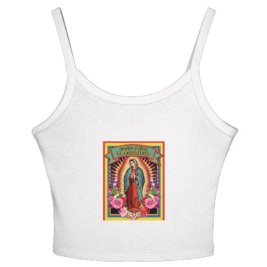Our Lady Of Guadalupe Virgin Mary Women's Spaghetti Strap Tank Top