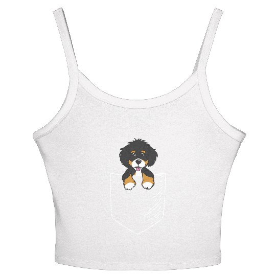 Bernedoodle Women's Spaghetti Strap Tank Top