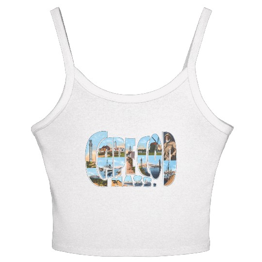 Cape Cod Massachusetts Ma Women's Spaghetti Strap Tank Top
