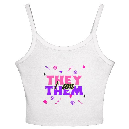 LGBTQ Pride Month Gay Lesbien Queer Tran Community Women's Spaghetti Strap Tank Top
