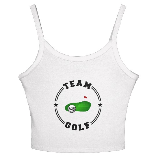 TEAM GOLF College Round Women's Spaghetti Strap Tank Top