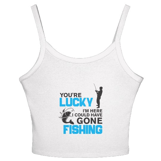 Fishing special Women's Spaghetti Strap Tank Top