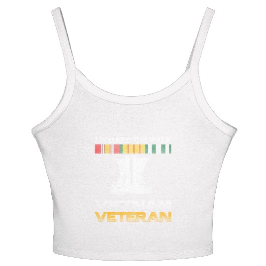 Vietnam Veteran Us Veterans Day For Women's Spaghetti Strap Tank Top
