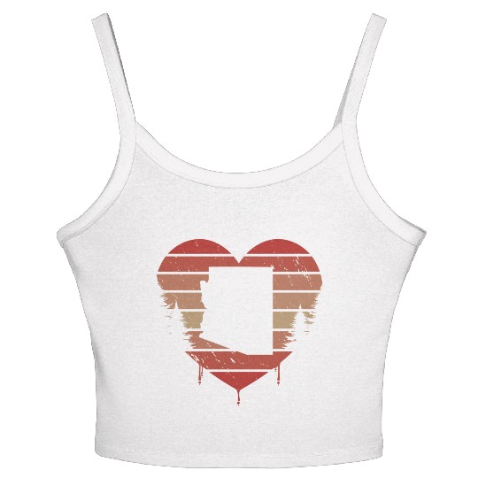 Cute Red Vintage Heart Phoenix Valentine Day Love Women's Spaghetti Strap Tank Top