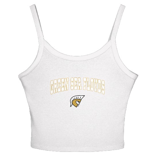 Green Sea Floyds High School Trojans Women's Spaghetti Strap Tank Top
