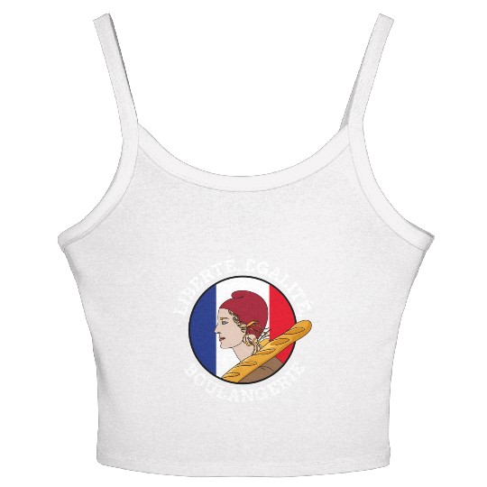 Bastille Day Marianne Of France French Revolution Women's Spaghetti Strap Tank Top
