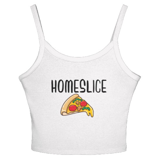 Homeslice Pizza Pizza Merry Women's Spaghetti Strap Tank Top