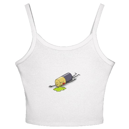 I'm Tired Out Of Battery Tired Mom Tired Dad Low Women's Spaghetti Strap Tank Top