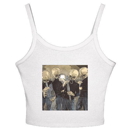 Cantina Band Mos Eisley Women's Spaghetti Strap Tank Top