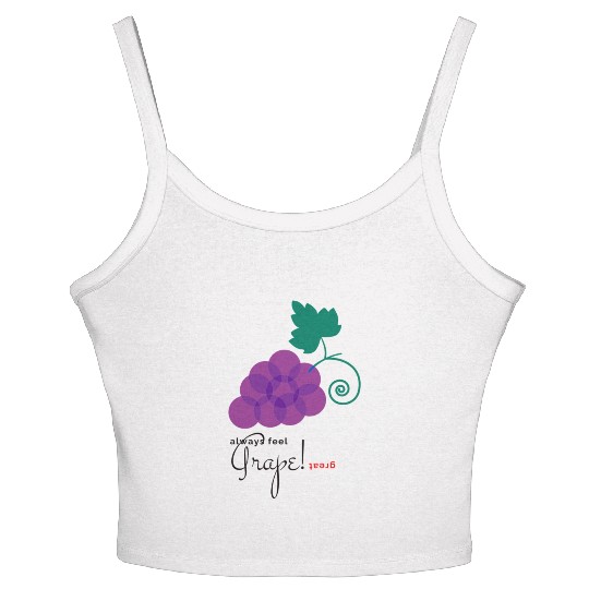 Feel Grape X Great Women's Spaghetti Strap Tank Top