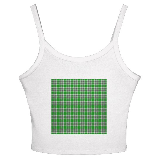 Mesi Aromantic Tartan Women's Spaghetti Strap Tank Top