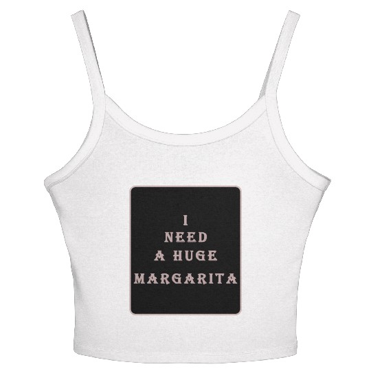 i need a huge margarita vintage nature nature Women's Spaghetti Strap Tank Top