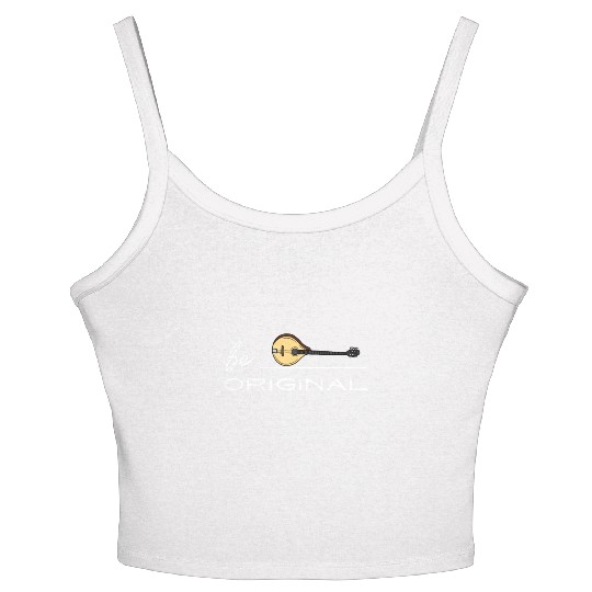 Irish Bouzouki Instrument Greek Women's Spaghetti Strap Tank Top