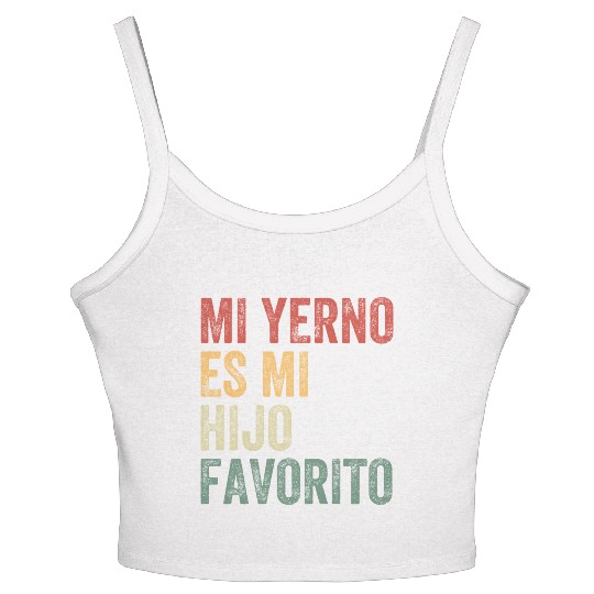 My Son In Law Is My Favorite Women's Spaghetti Strap Tank Top