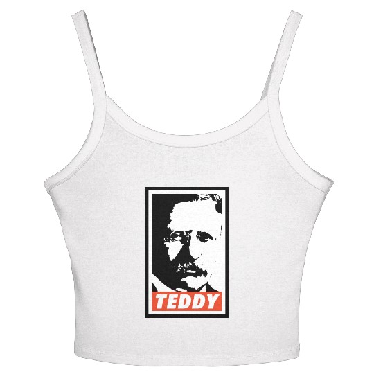 Teddy Roosevelt Women's Spaghetti Strap Tank Top