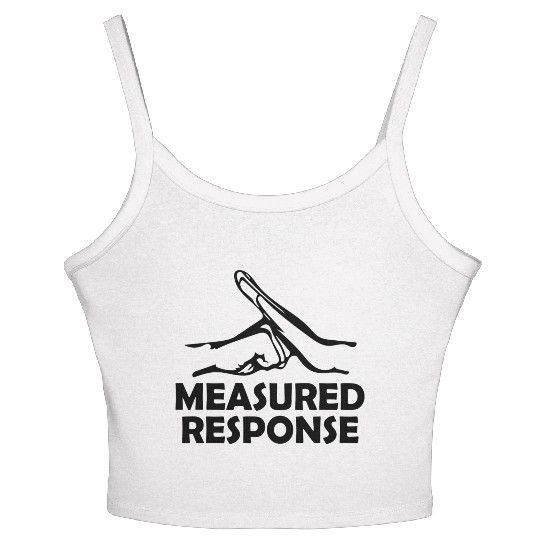 Measured Response dark green Women's Spaghetti Strap Tank Top