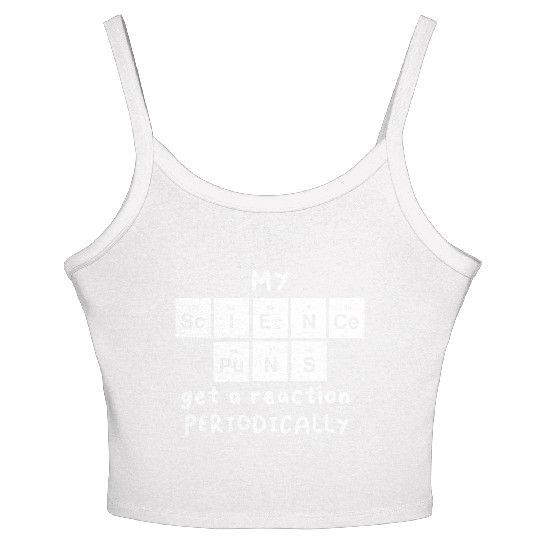 Science Puns Women's Spaghetti Strap Tank Top